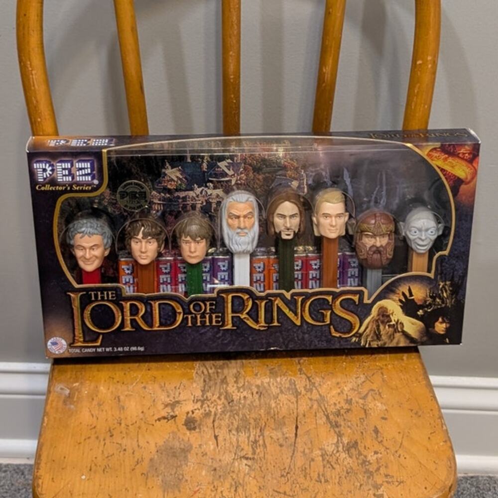 Pez Lord Of The Rings Collector Set LOTR Collectible Gift New In Box